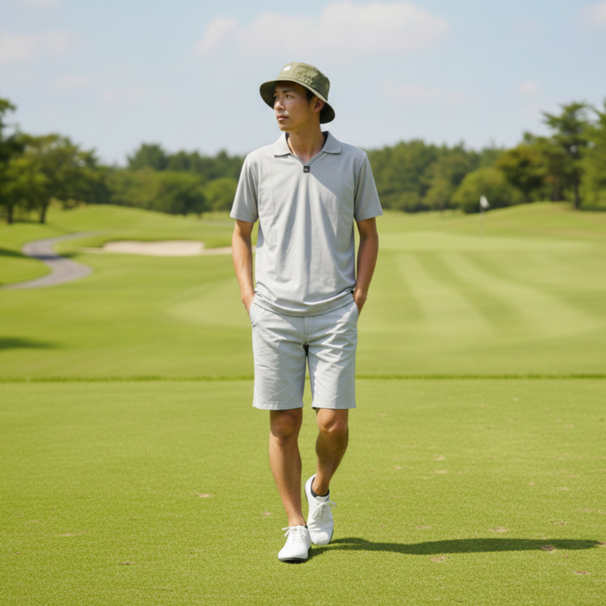 THESUNGOLF】PSSUNB2506/ショートPT/XL/GY