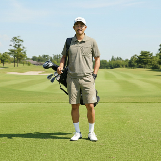 THESUNGOLF】SG-24PT01ショートパンツ/XL/KHA