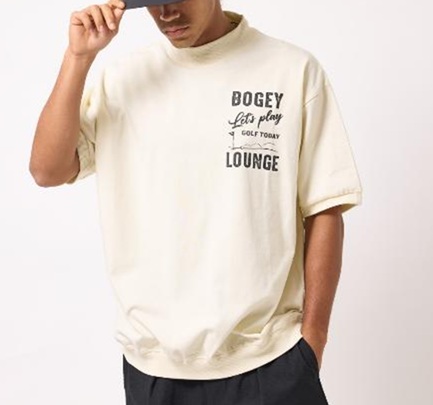 BOGEY LOUNGE】6A199-64BGモック/M/IVORY