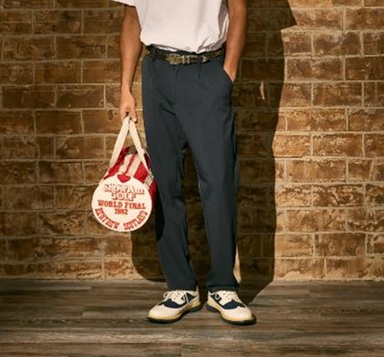 BOGEY LOUNGE】4M199-184BGパンツ/LL/NAVY