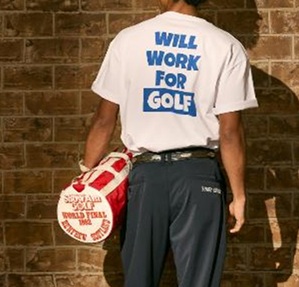 BOGEY LOUNGE】5A199-04BGＴシャツ/M/WH