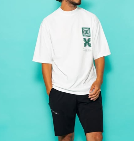 SALVAGE PUBLIC】SVKS6022/SURF Mockneck SS/White/M