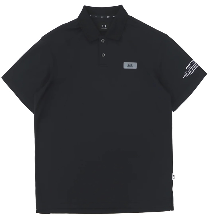 O.T.F】1251-10001/SS OTFREGULAR POLO/BK/XL