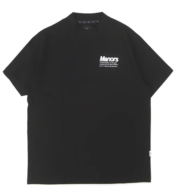 O.T.F】1251-11013/SEMI MOCKNECK T-SHIRTS/BK/XL