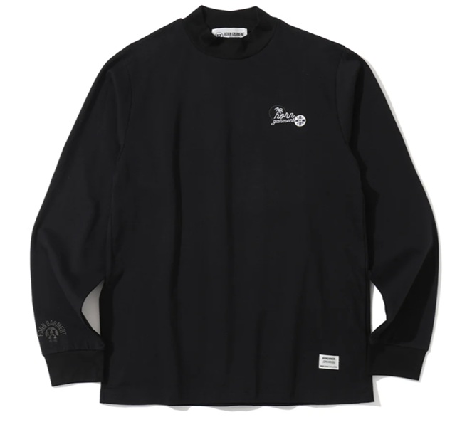 HORNGARMENT】HCM-6A-AA06/S/S TEE/BLACK/46(M)