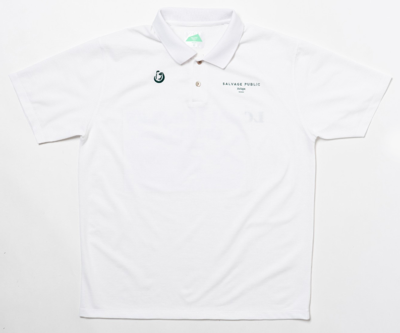SALVAGE PUBLIC】SVKS5015Nuuanuポロ S/S WH/L