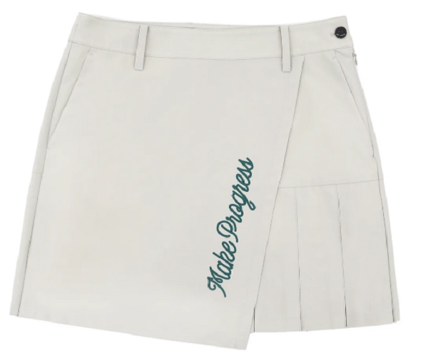O.T.F】2151-25023/WOMEN PLEATED SKIRT/GY/S