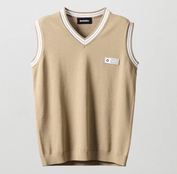 BANDEL】BGS-6SCKVT-4-SK/クールニットベスト/SAND/L