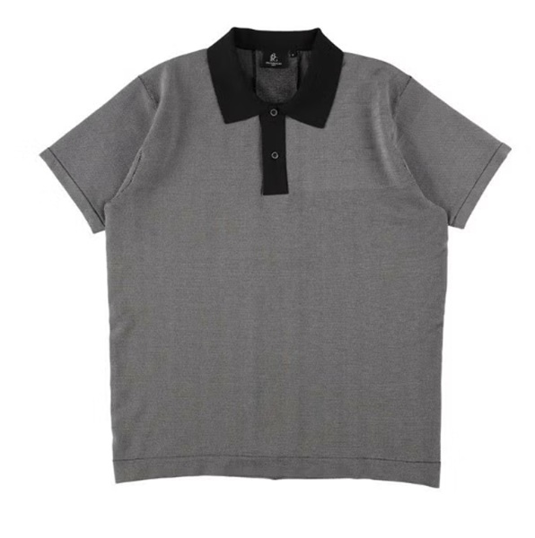 1PIU1UGUARE3】GRK096-GPE047 KNIT POLO/BK/6
