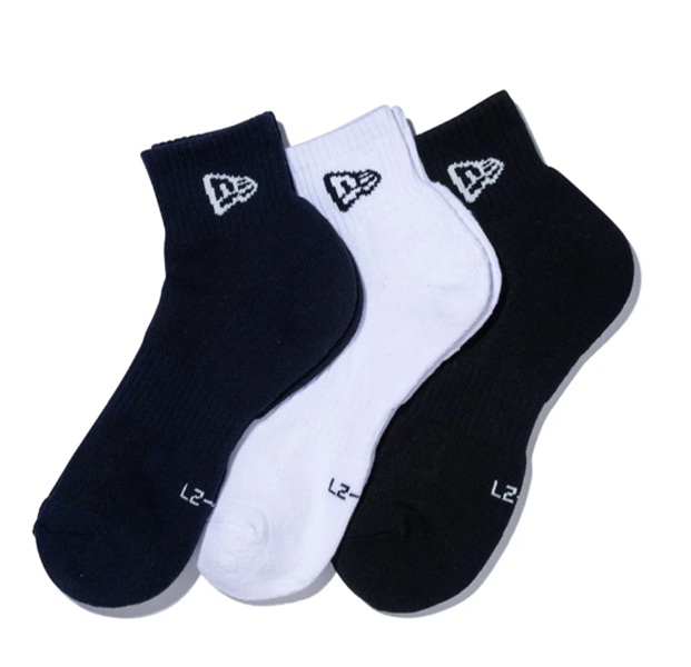 NEWERA】14518188  ANKLE 3PAIRS/MULTI/25-27