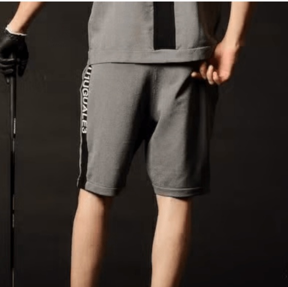 1PIU1UGUARE3】GRK098-GPE047 KNIT SHORTS/BK/6