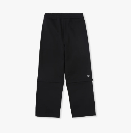 OBSIDIAN】ODM25SP008/DETACHABLE SWEAT PANTS/L/BK