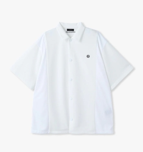 OBSIDIAN】ODM25SS002/MESH SHIRT/M/WH