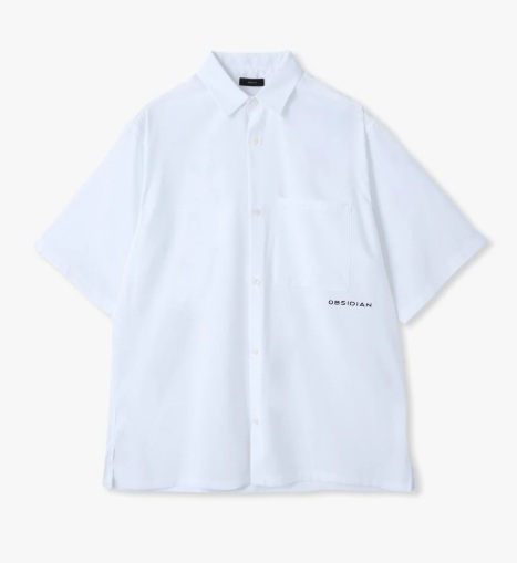 OBSIDIAN】ODM25SS001/BOX SHIRT/M/WH
