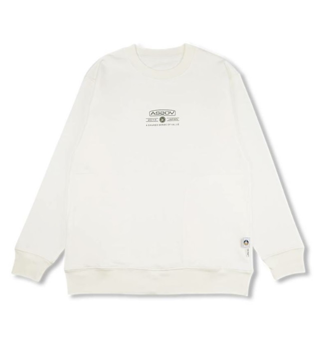 AS2OV GOLF】CPH-CHG25-AS-T01/AS2OV×CPH CORDURA SWEAT/XL/WH