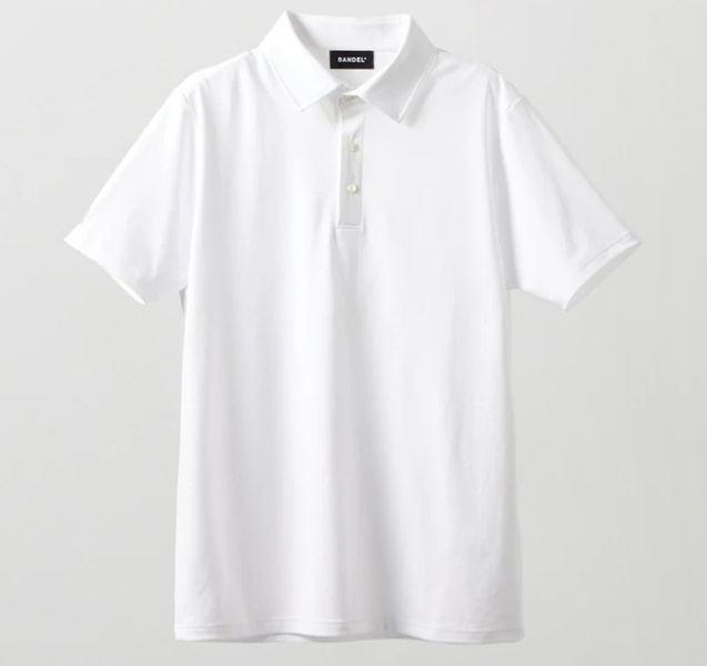 BANDEL】BGS-6SHPPL-4-WH/ヒートパンチングポロ/WH/L