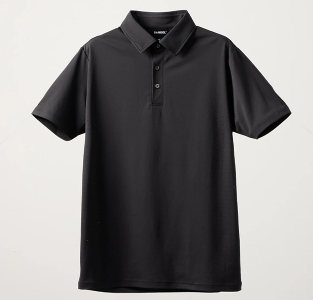 BANDEL】BGS-6SHPPL-5-BK/ヒートパンチングポロ/BK/XL