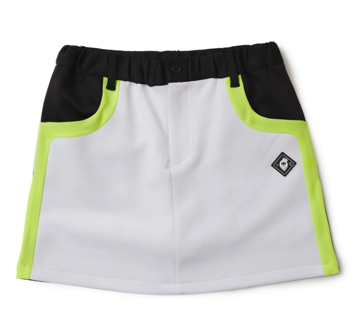 V12】V122510-SK01/NEON P SKIRT/WH/1