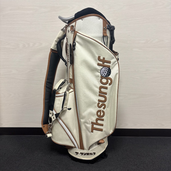 THESUNGOLF 】☆GeoGalaxy別注キャディバッグ/8.5インチ/オフホワイト