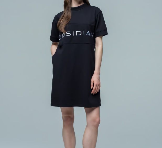OBSIDIAN】ODW25SO009/LOGO BACK MESH ONE PIECE/S/BK