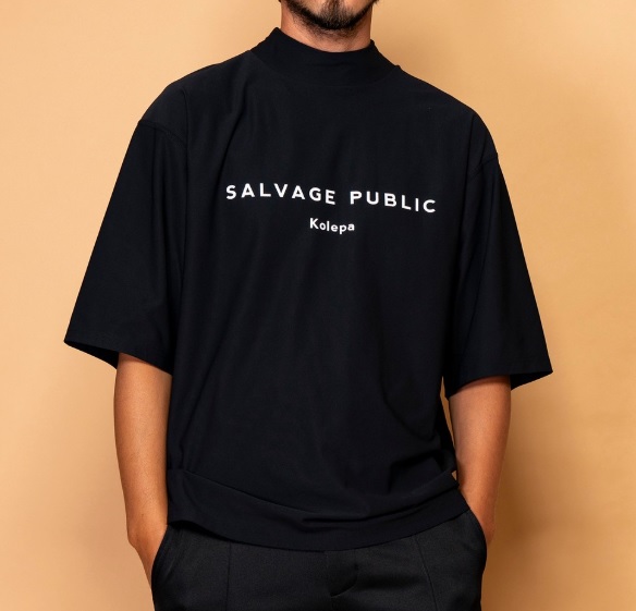 SALVAGE PUBLIC】SVKS5031SURFモック S/S (Kolepa)BK/L