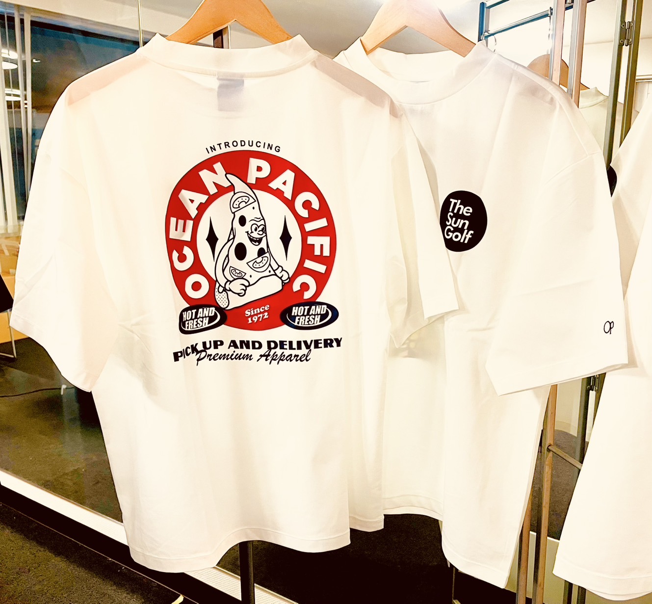 THESUNGOLF】SG-25PL01/OP MOCK PIZZA/XL/WH