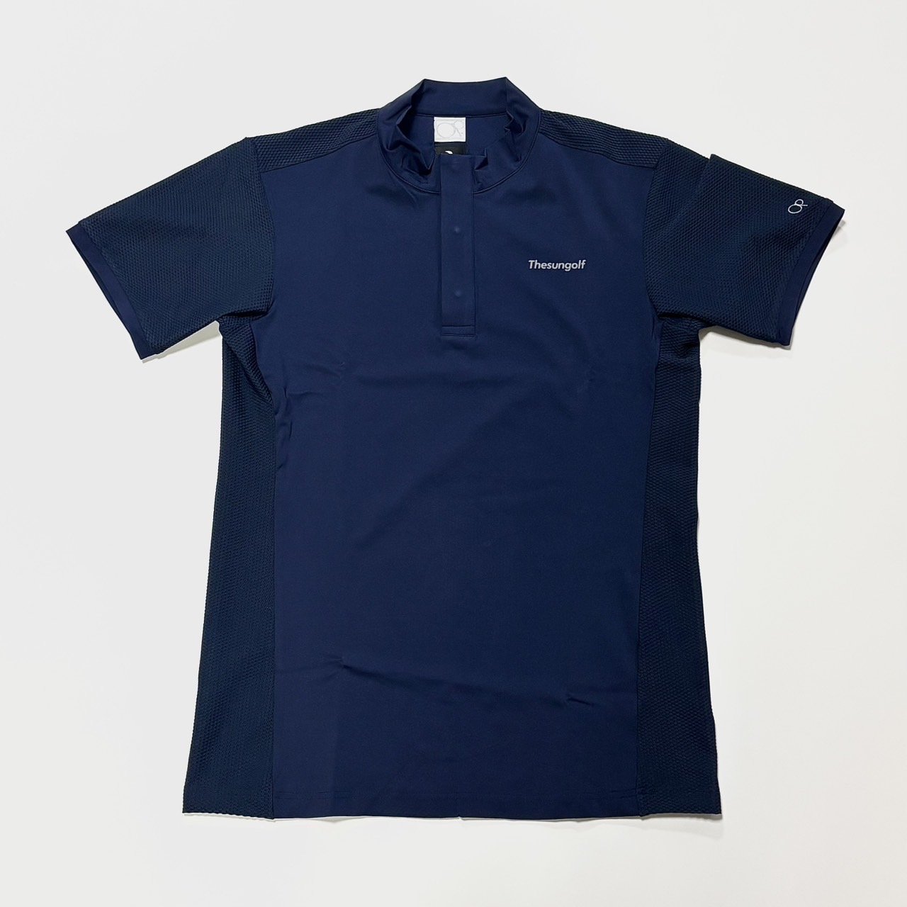 THESUNGOLF】TSGAP01/ TIGHT MOCK SHIRTS/XL/NAV