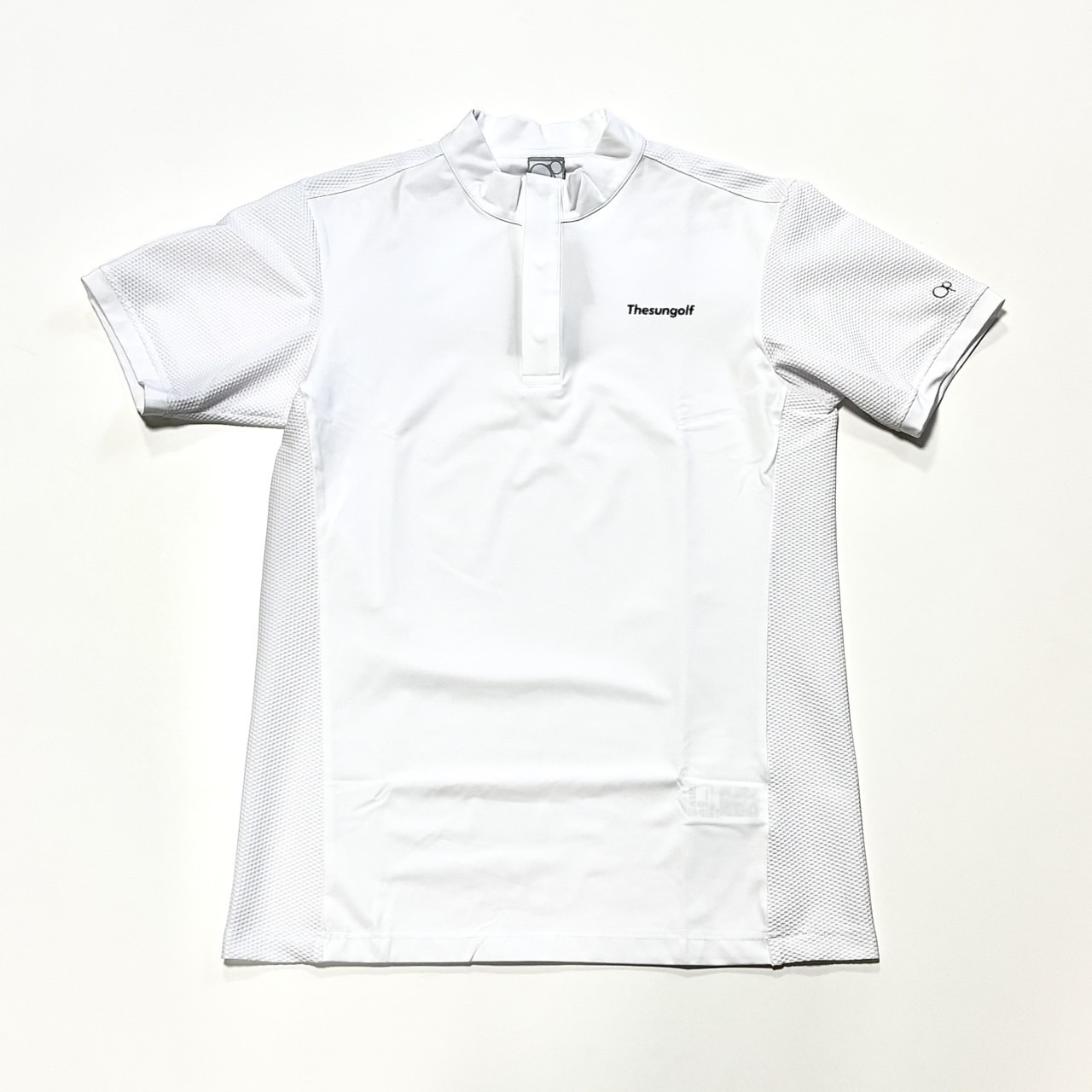 THESUNGOLF】TSGAP01/ TIGHT MOCK SHIRTS/S/WHT