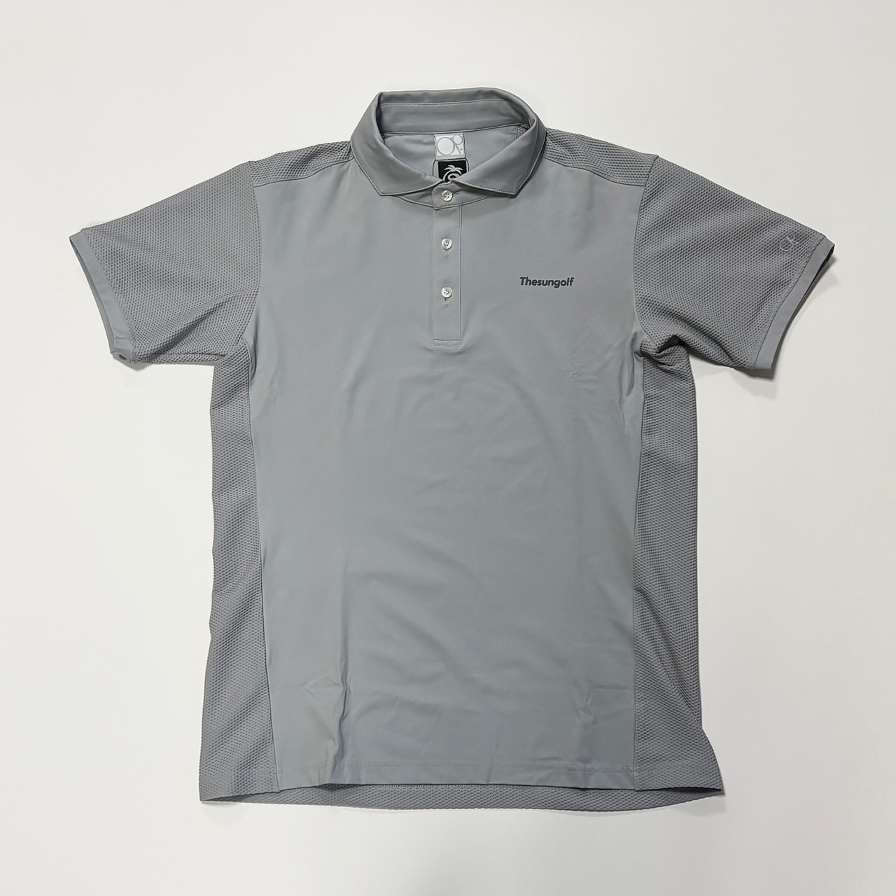 THESUNGOLF】TSGAP02/ TIGHT POLO SHIRTS/XL/LGR