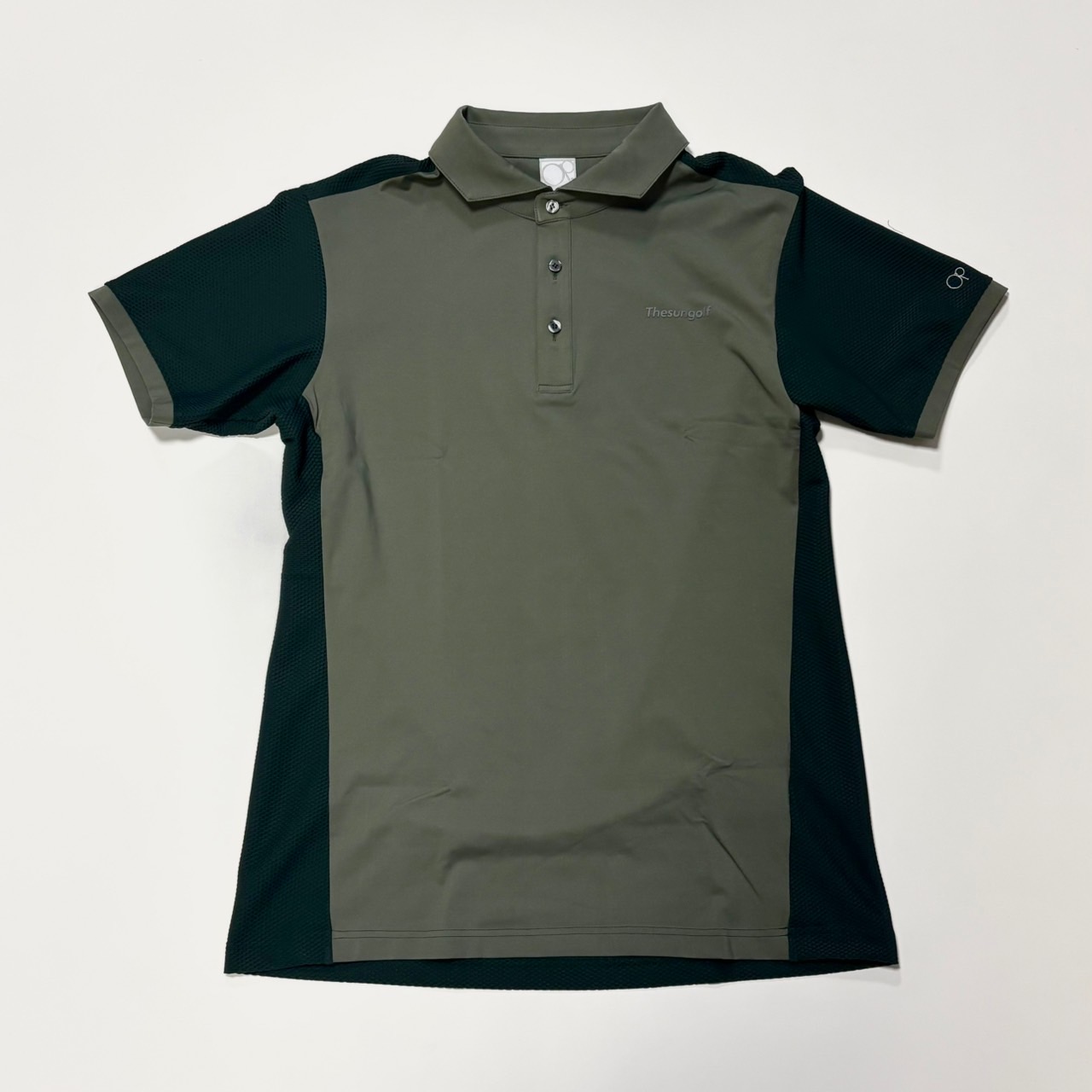 THESUNGOLF】TSGAP02/ TIGHT POLO SHIRTS/L/OLIVE