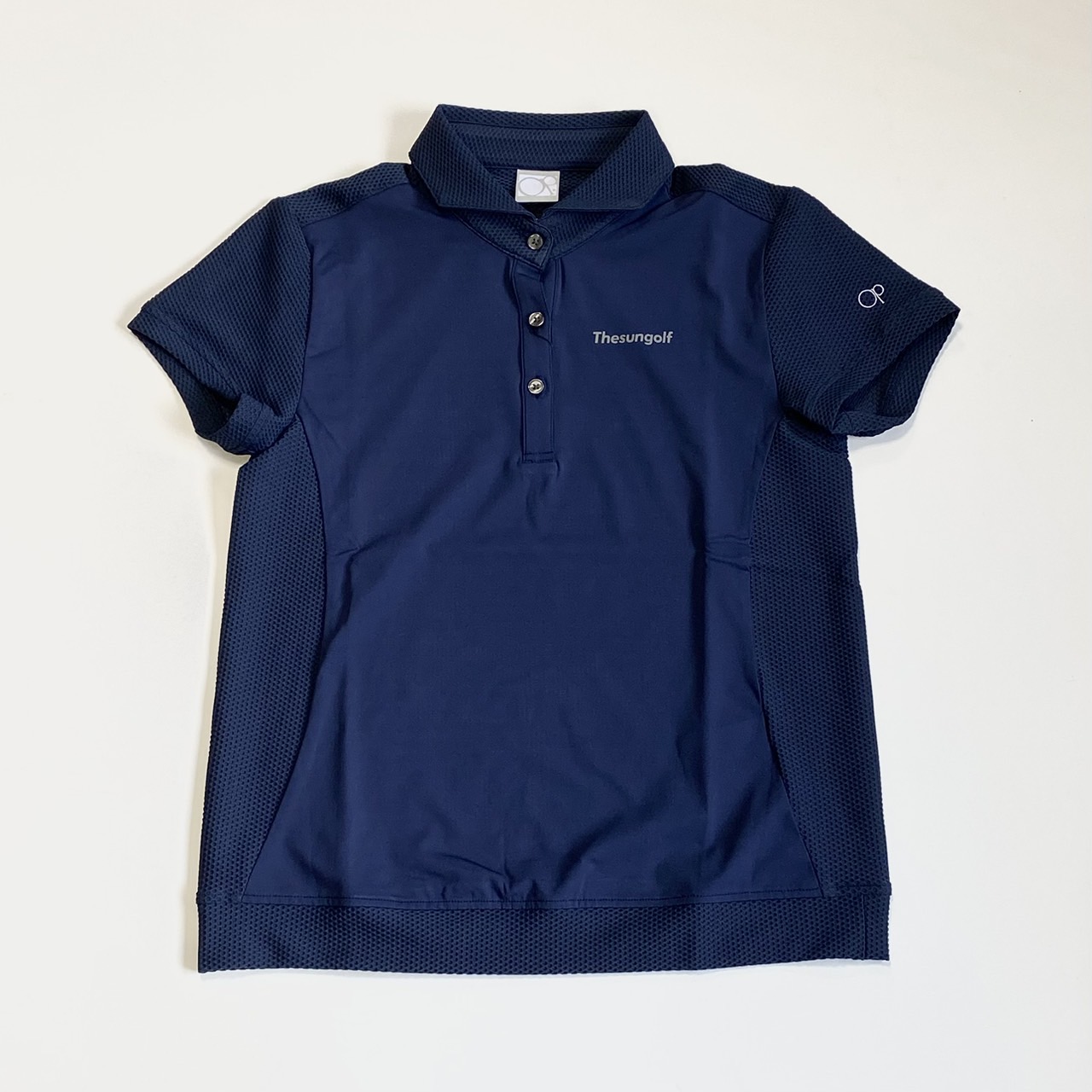 THESUNGOLF】TSGAP13/LADYS POLO SHIRTS/S/NAV