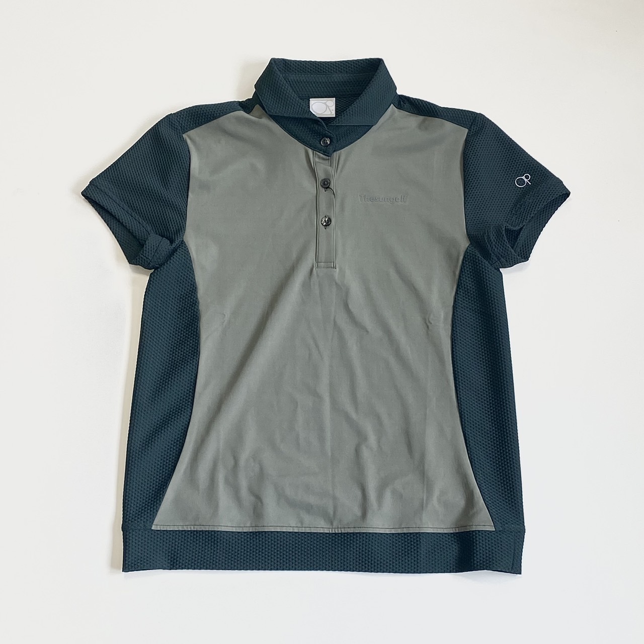 THESUNGOLF】TSGAP13/LADYS POLO SHIRTS/M/OLIVE