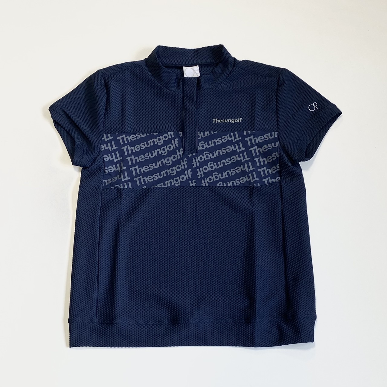 THESUNGOLF】TSGAP14/LADYS MOCK SHIRTS/S/NAV