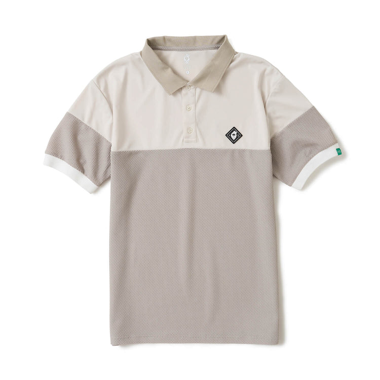 V12】V122610-PL01/AIRY AWA POLO/L/BEI