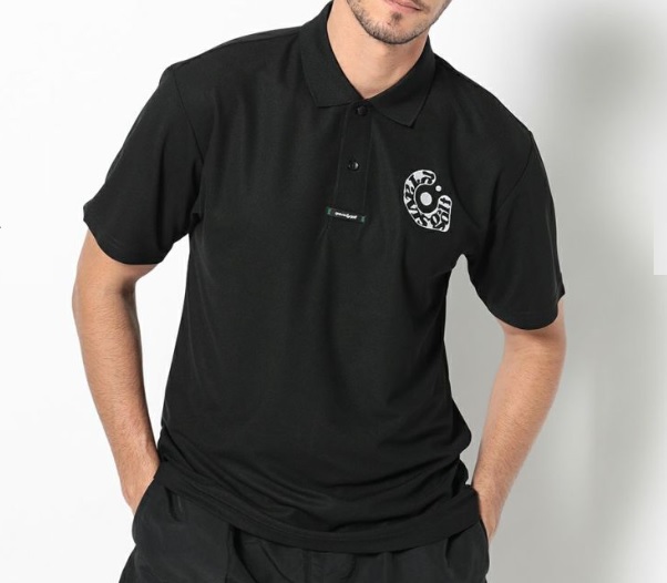 HORNGARMENT】GRAVIS/GGM-5A-AP01S/S POLO/BK/L