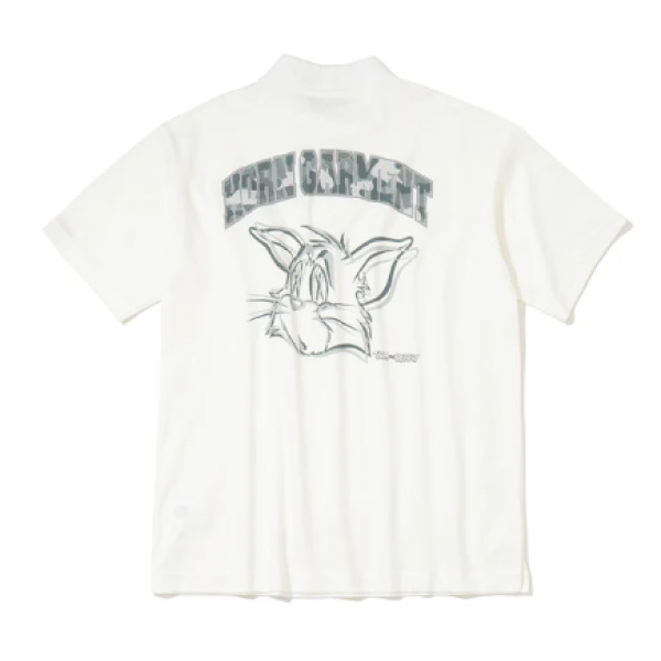 HORNGARMENT】HCM-6A-AA03/TOM Camo Mock Neck/WH/46(M)