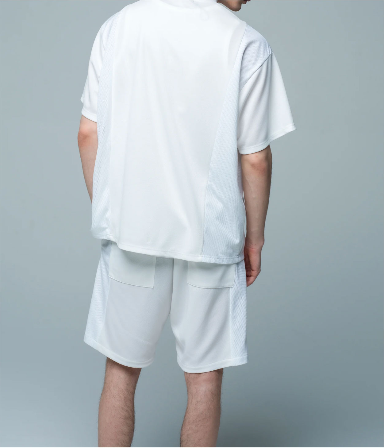 OBSIDIAN】ODM25SP003/MESH SHORTS/M/WH