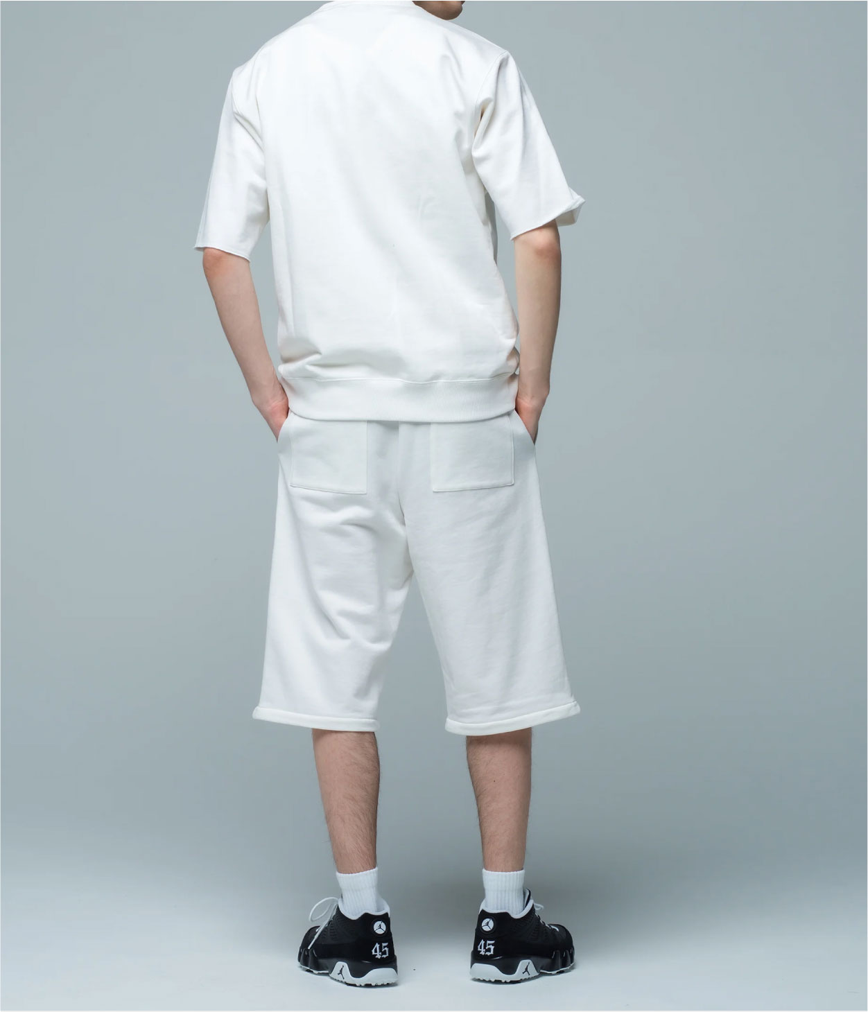 OBSIDIAN】ODM25SP008/DETACHABLE SWEAT PANTS/M/WH
