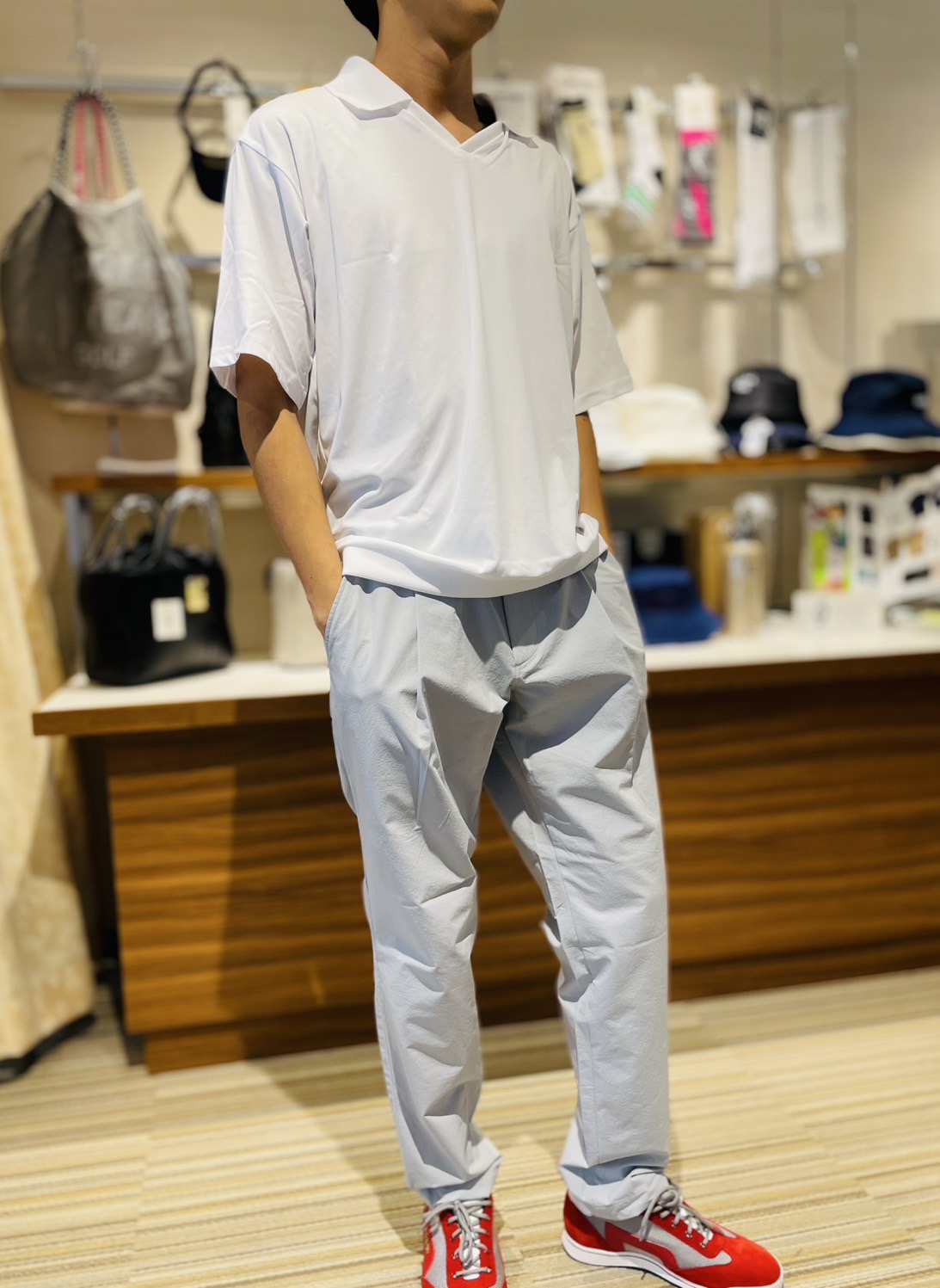 THESUNGOLF】PSSUNL2501 /ルーズスキッパー/M/WH