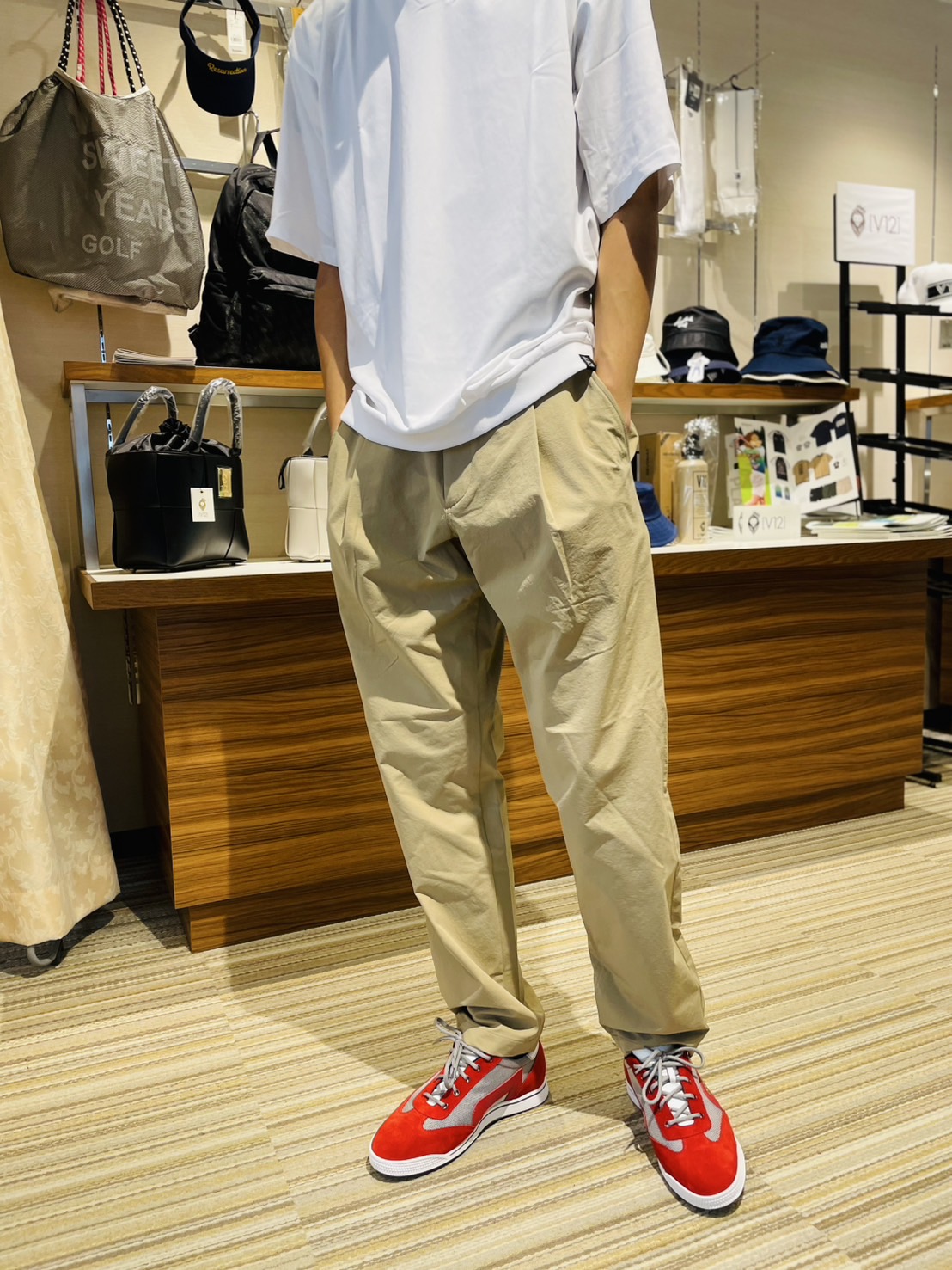 THESUNGOLF】PSSUNB2507/ロングPT（ルーズ）/M/BEI