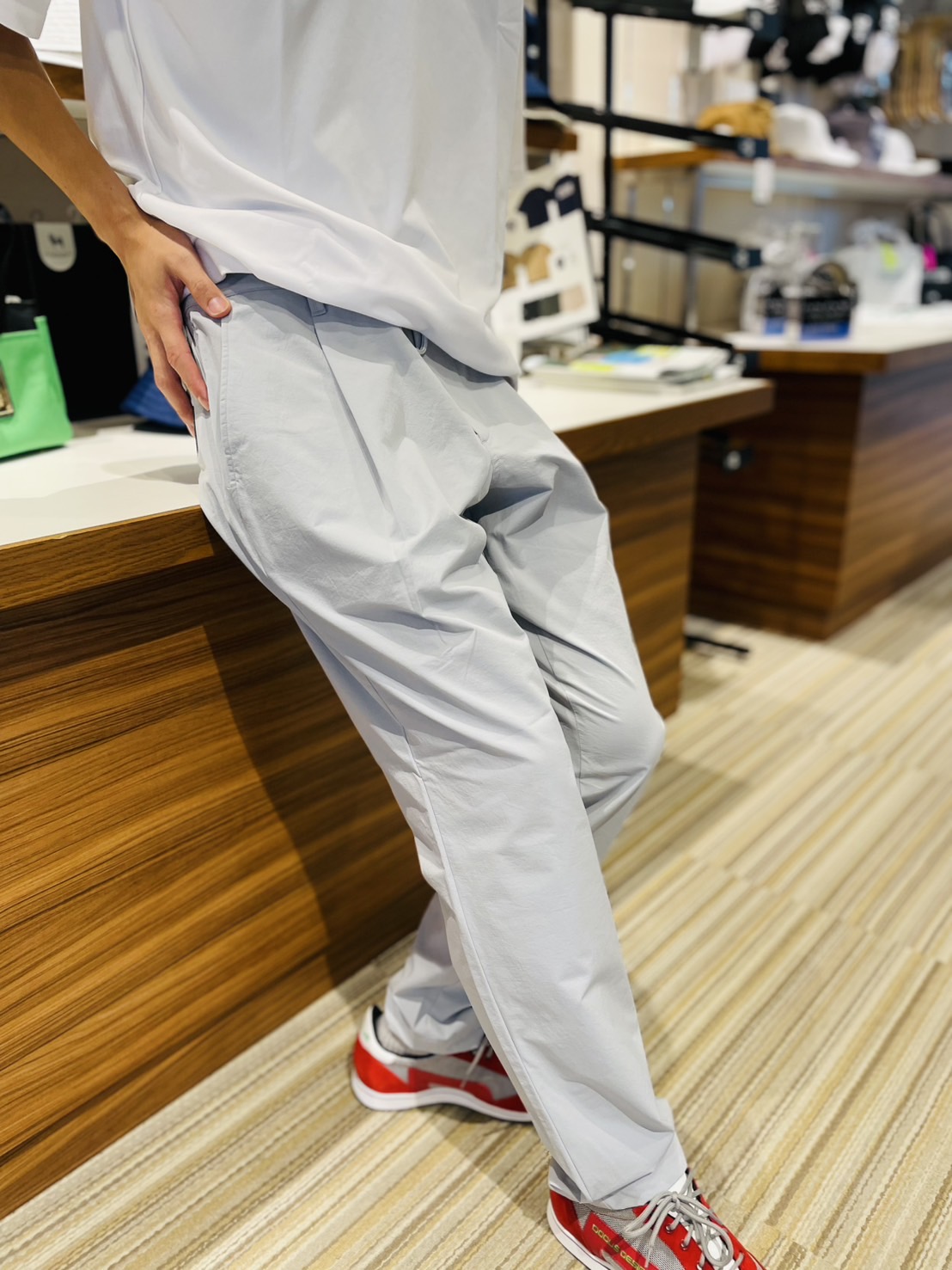 THESUNGOLF】PSSUNB2507/ロングPT（ルーズ）/XL/GY