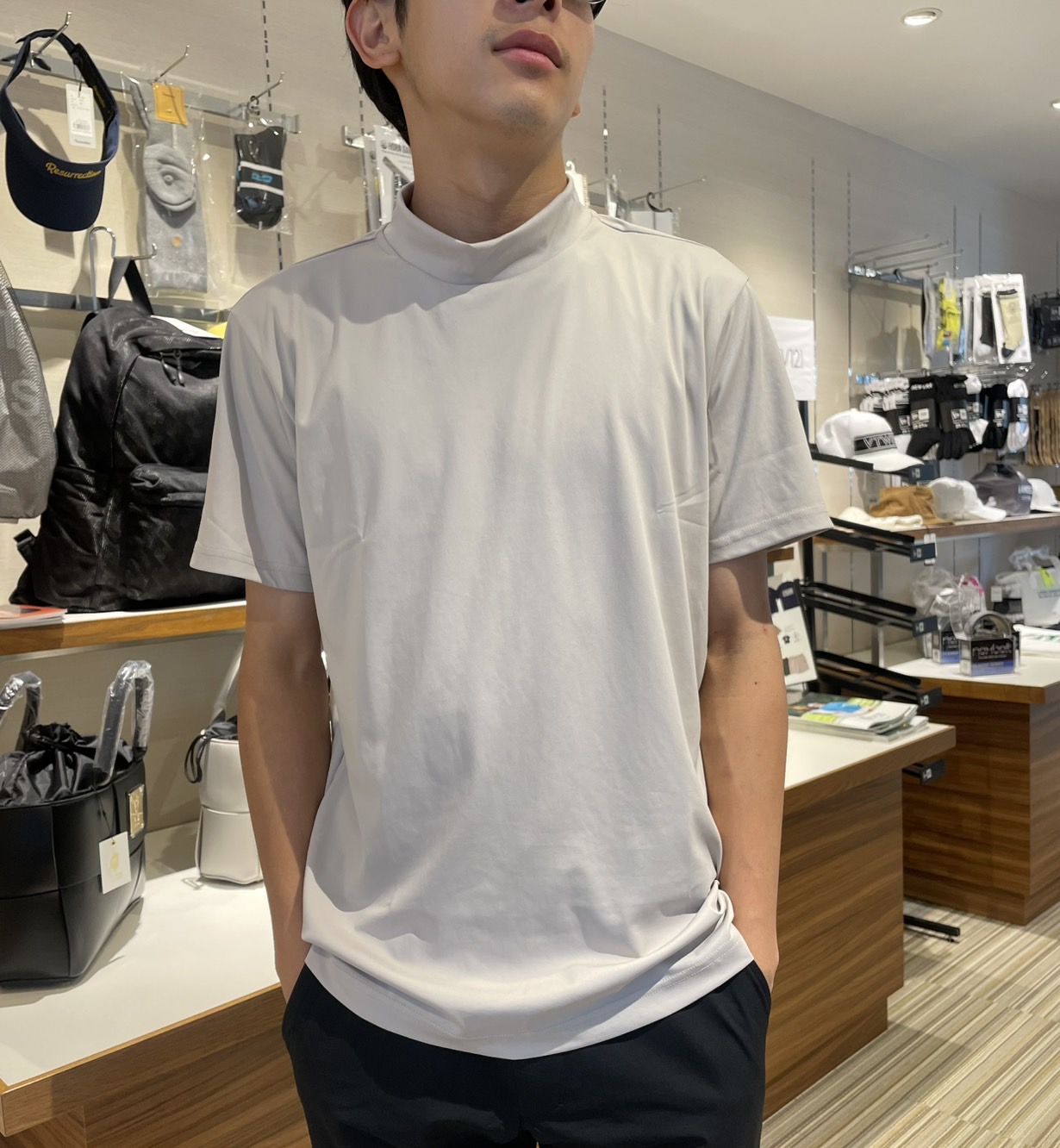 THESUNGOLF】PSSUNR2504/レギュラーモック/L/BEI