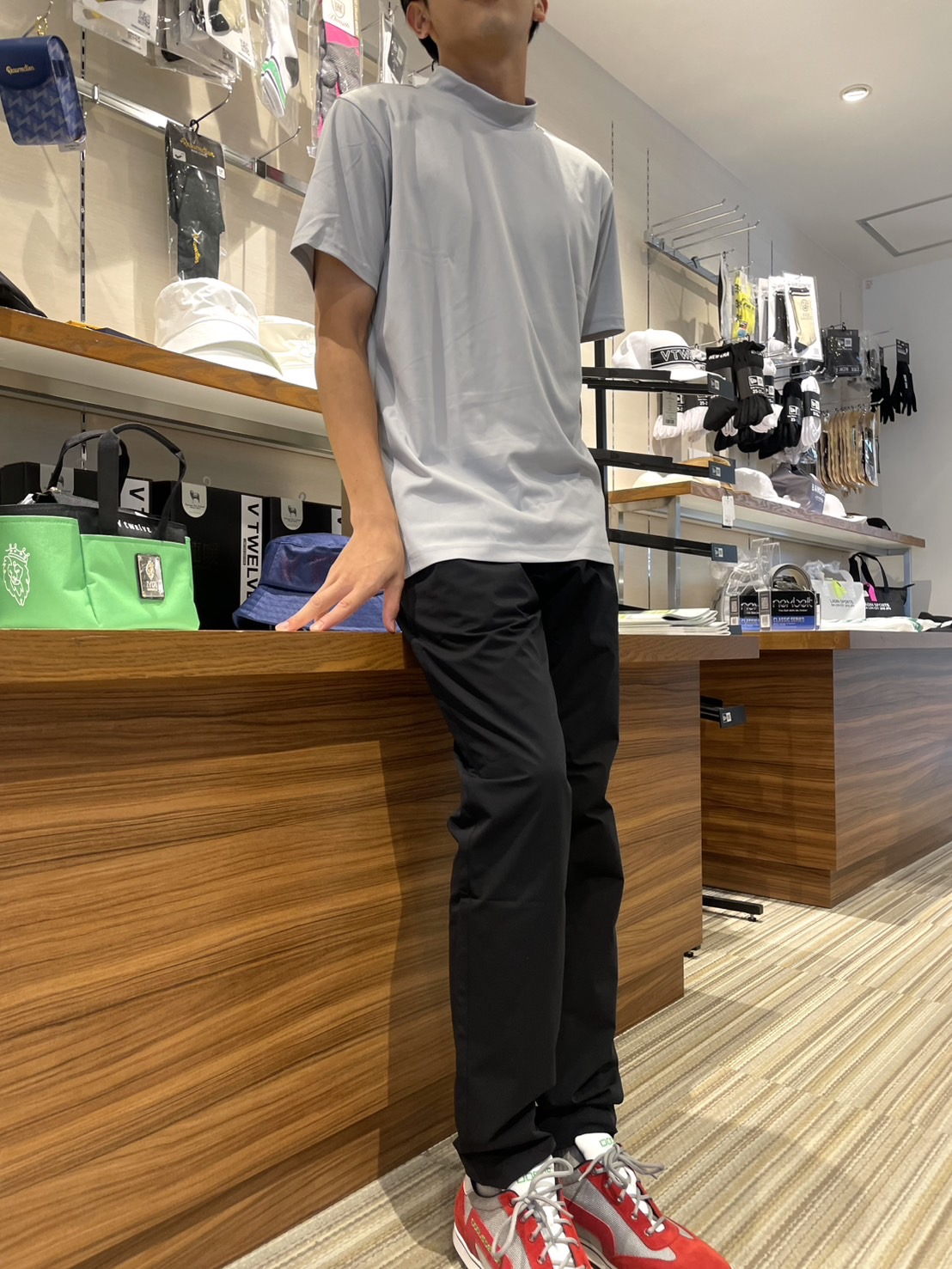 THESUNGOLF】PSSUNB2505/ロングPT/M/BK