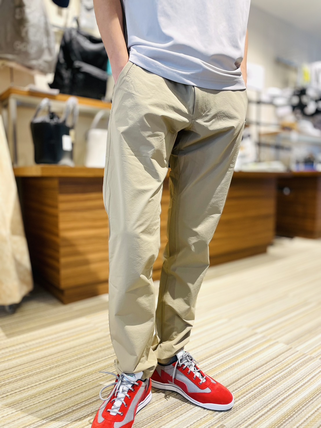 THESUNGOLF】PSSUNB2505/ロングPT/L/BEI