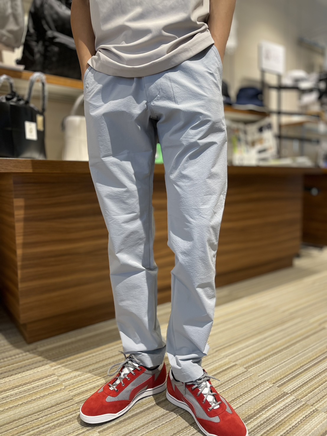 THESUNGOLF】PSSUNB2505/ロングPT/L/GY