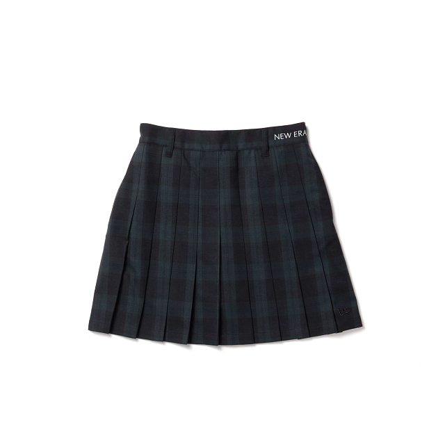 NEWERA】15129395/GFW PLEATS SKT WAIST LOGO PLAID/チェック/L