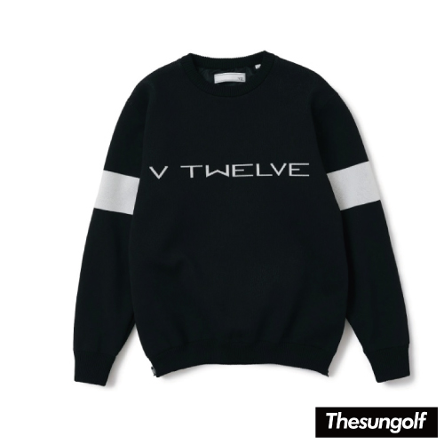 V12】V122320-KN04/ALINE KNIT　BK