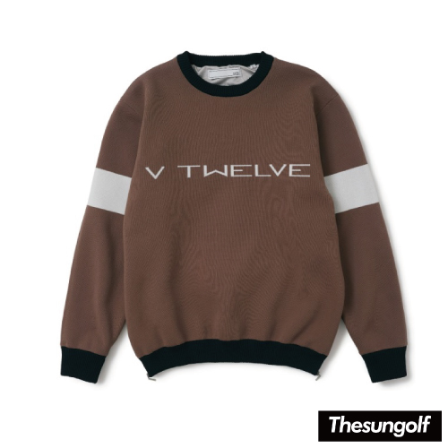 V12】V122320-KN04/ALINE KNIT　BRO
