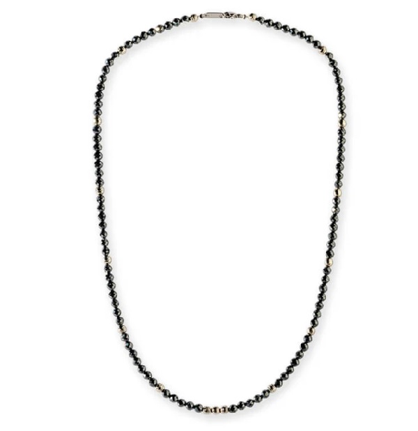 BANDEL】HLCG-MA-M-BS/HealthcareGalaxyNecklace Model-A/BK SV 50cm