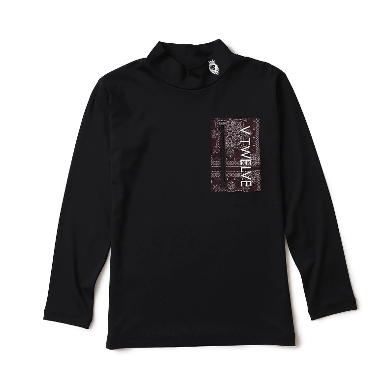V12】V122420-MK07BAN POINT MOCK/XL/BLACK